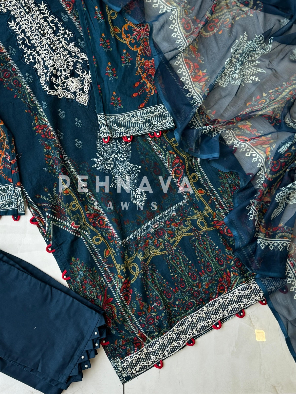 Premium Print Suit Set