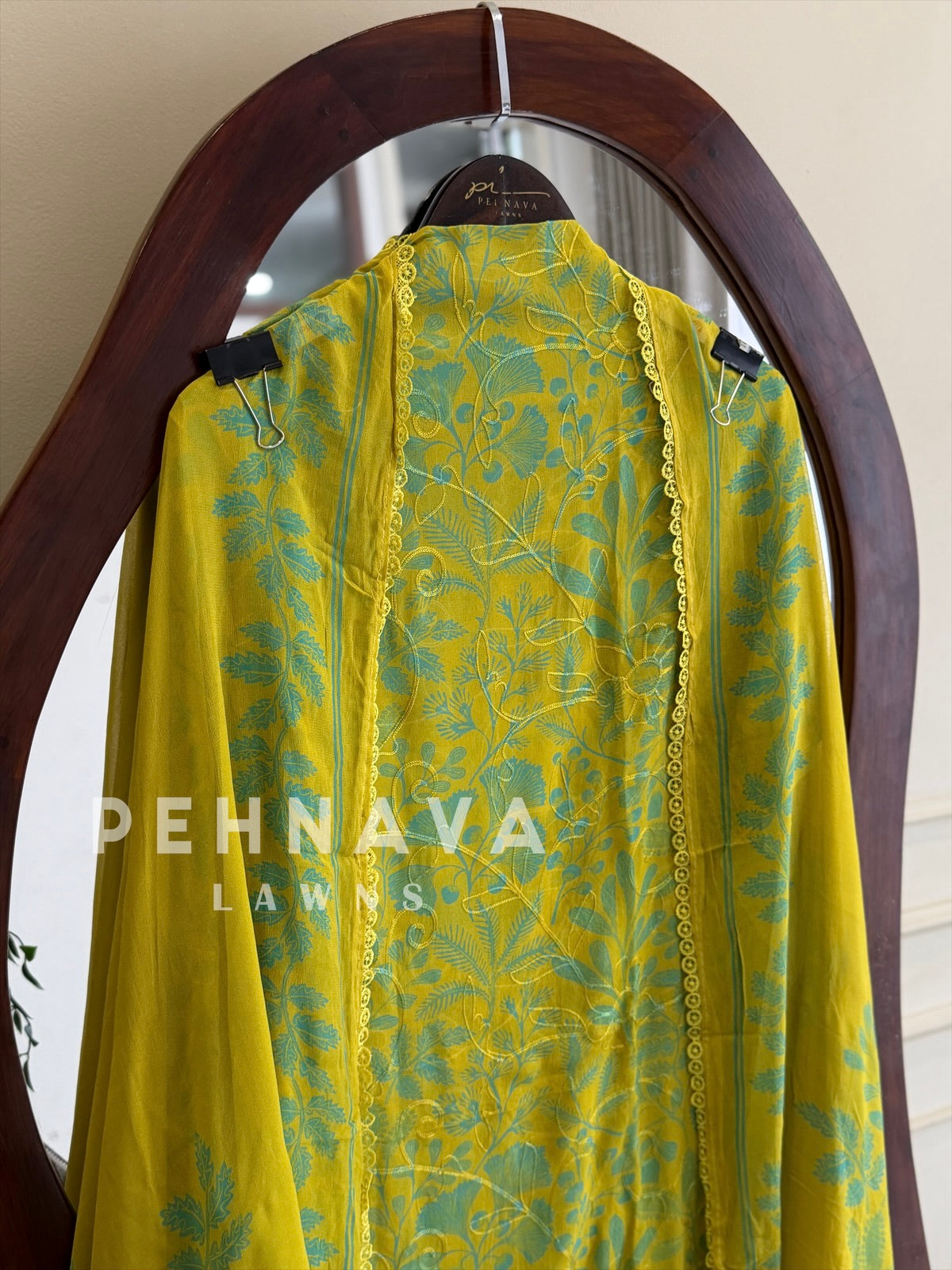Floral Embroidered Unstitched Suit 4287