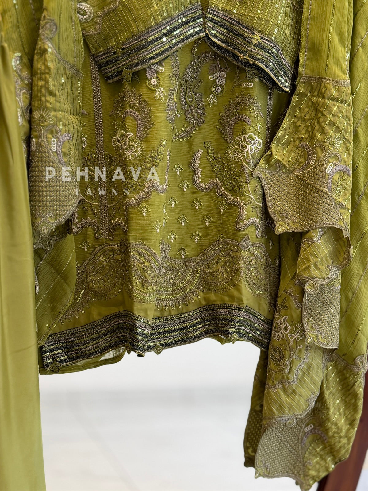 Heavy Embroidered Chiffon Suit 1033