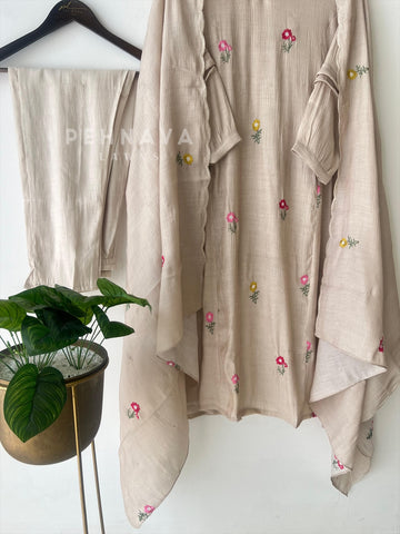 Floral Buti Embroidered Suit