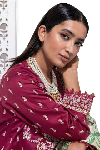 Khaadi Unstitched embroidered Lawn suit-7931