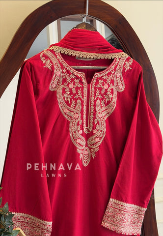 Paisley Embroidered Farshi Salwar LRC 322