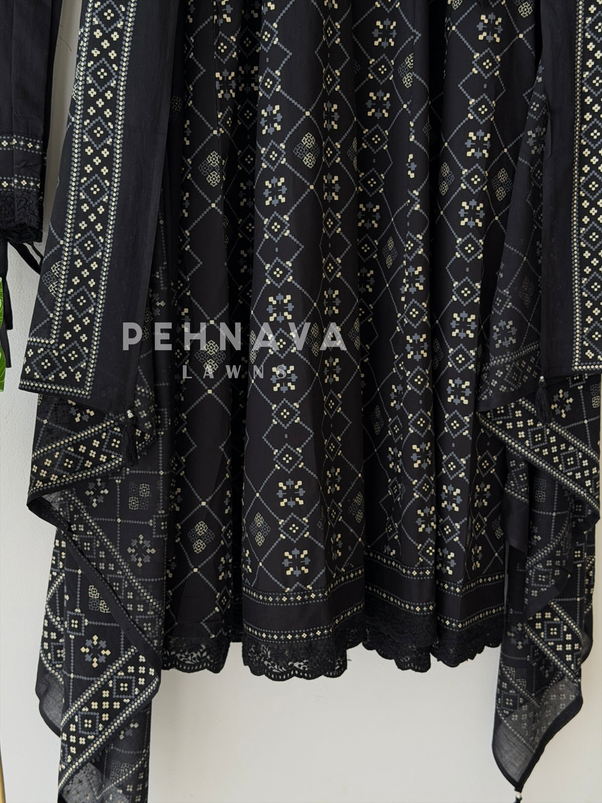Cotton Printed Anarkali Attire 2594