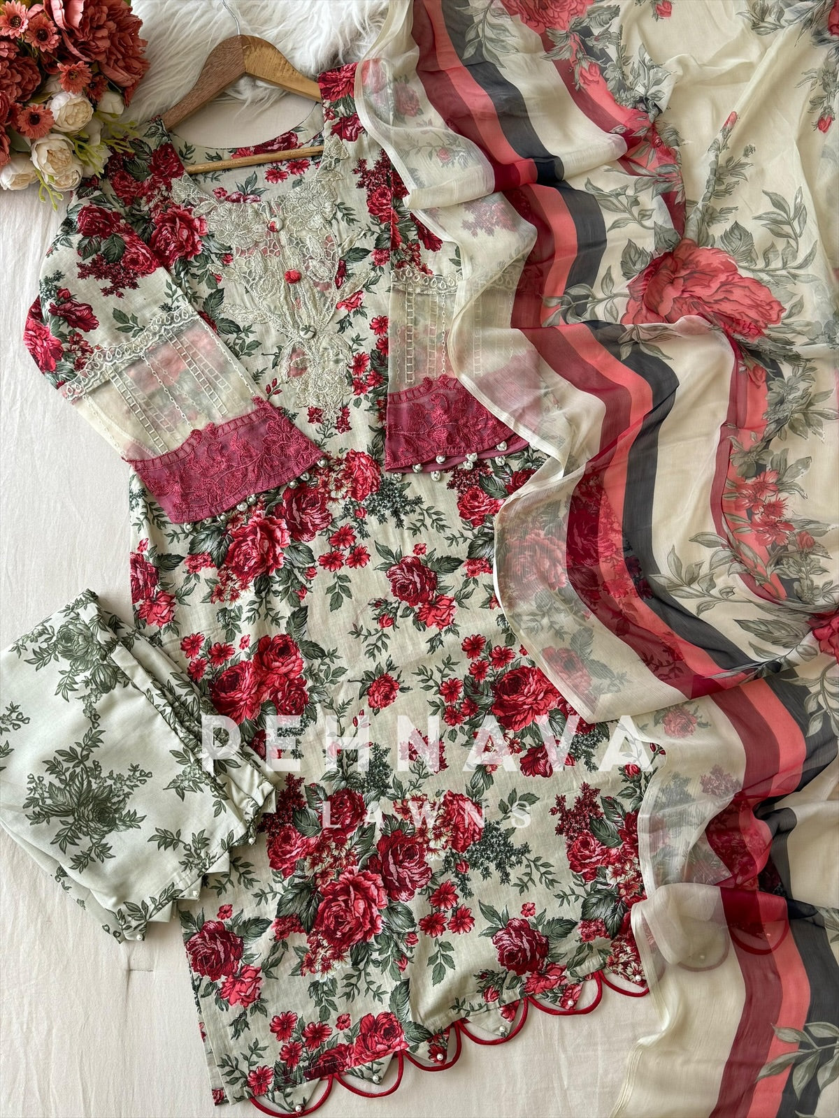 New Floral Ready Wear Suit