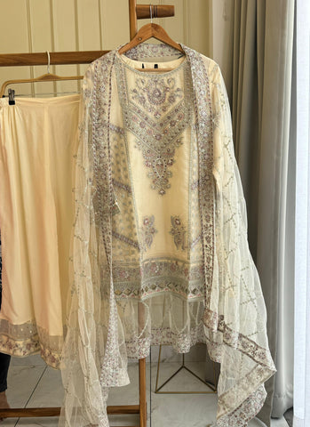 Organza Heavy Handworked Suit-5172