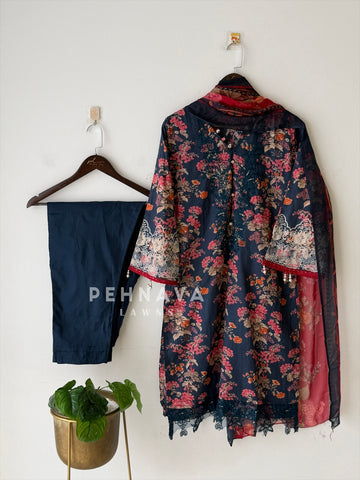 Signature Printed Lawn Stitched Suit-1513