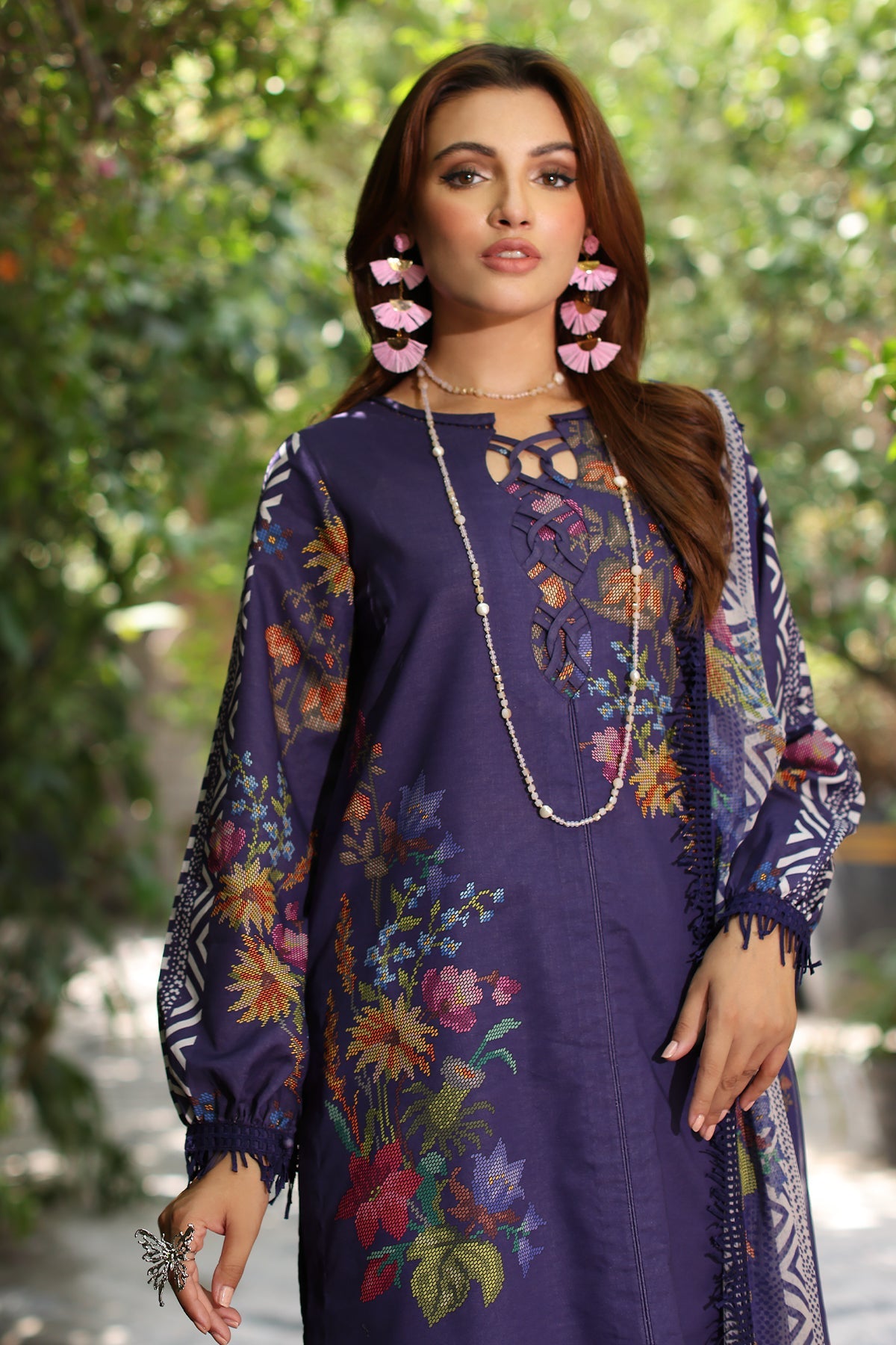 CHARIZMA 3-PC UNSTITCHED PRINTED LAWN COLLECTION CP5-06