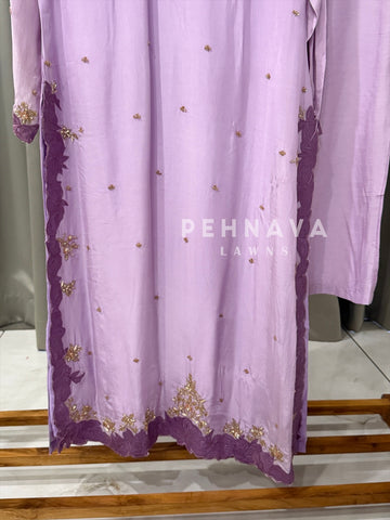 Premium Crepe Handworked Ensemble -1320