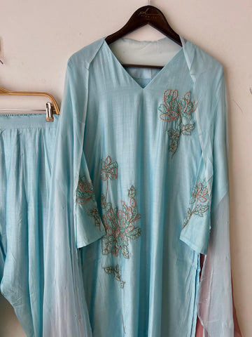 Mul-chandheri Farshi shalwar-3994 - Pehnava Lawns