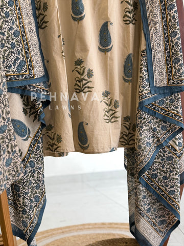 Paisley Printed Suit Set 12001-004