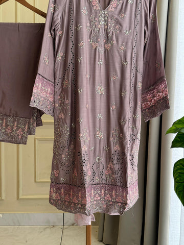 Premium Pure Lawn Embroidered Suit - 04