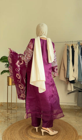 Heavy Organza Party Wear 13023