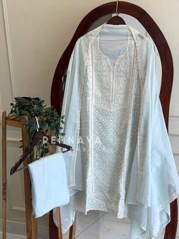 Chandheri Embroidered Unstitched Suit