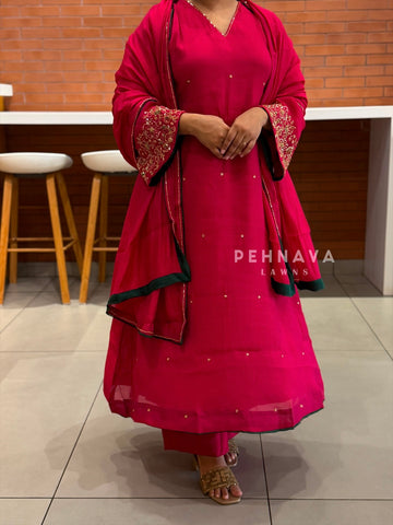 Handworked Three Piece Suit Set