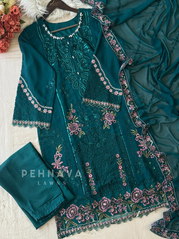 Classic Floral Embroidery Set-5560