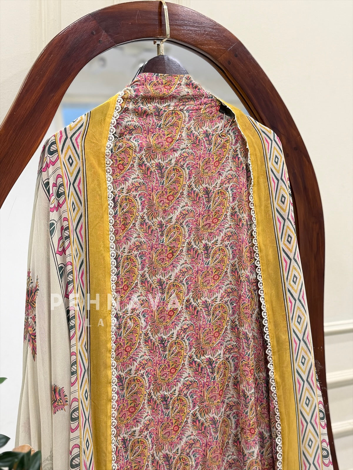 Floral Embroidered Unstitched Suit