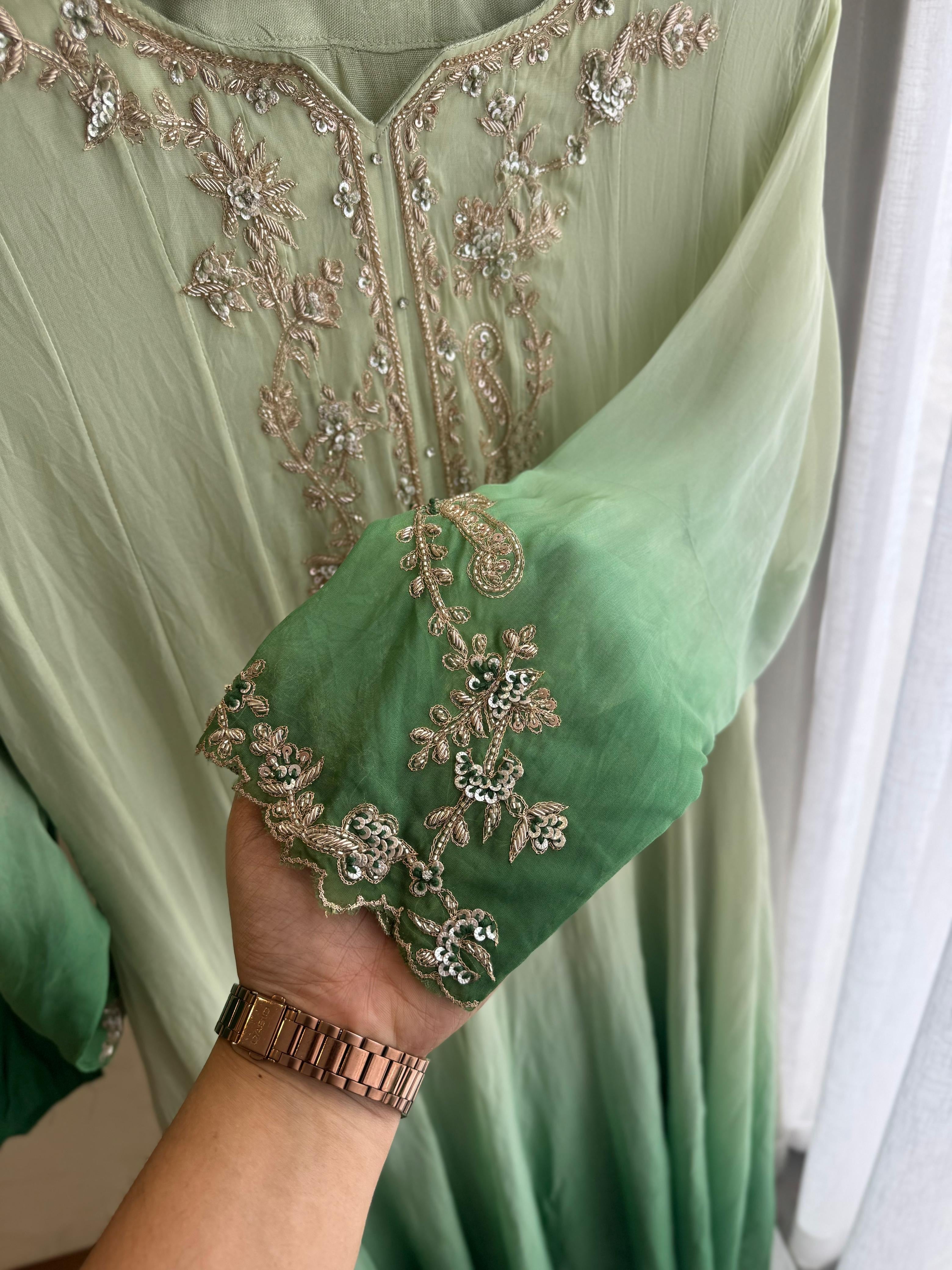 Premium Zardozi Handworked Anarkali Suit