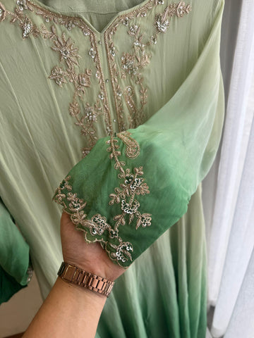 Premium Zardozi Handworked Anarkali Suit