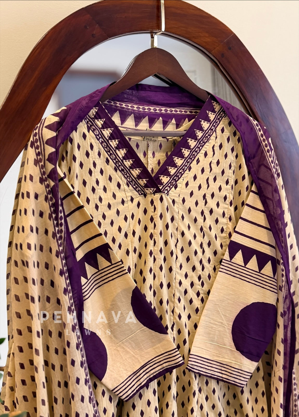 Block Printed Cotton Suit Set