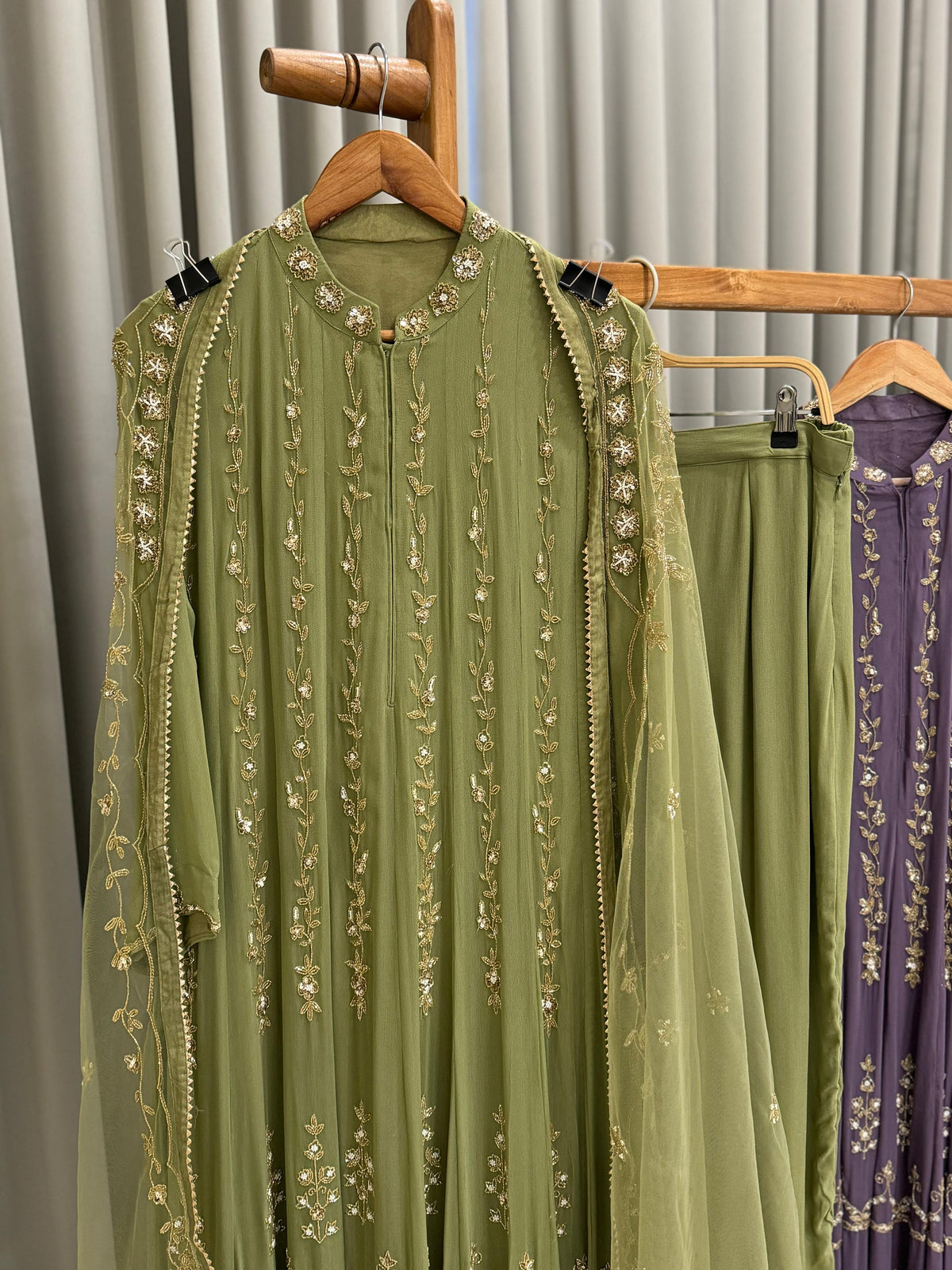 Heavy Handworked Anarkali Suit-8393
