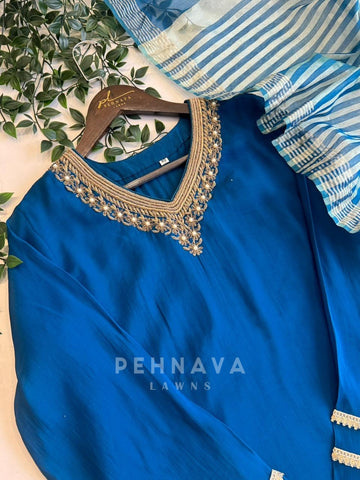 Pure Chanderi Classic Suit