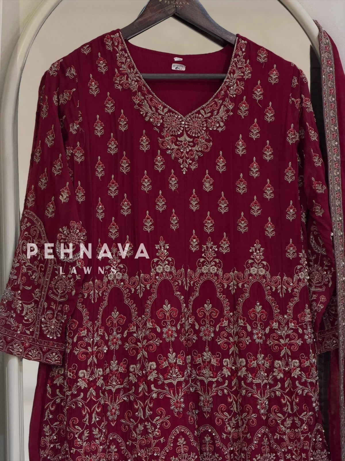Heavy Embroidered Anarkali Attire