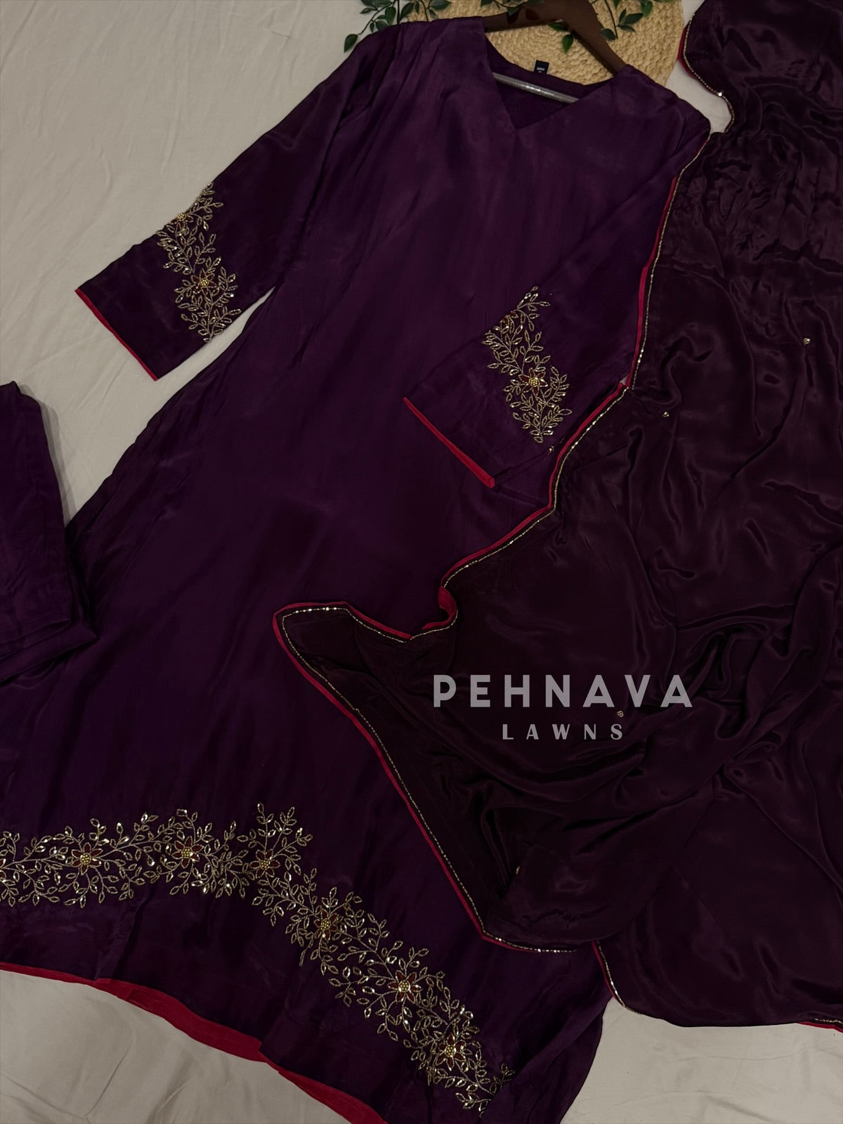 Bell sleeve Handworked Ensemble H-236