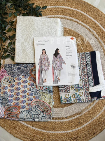 Premium Khaadi Printed Lawn Suit