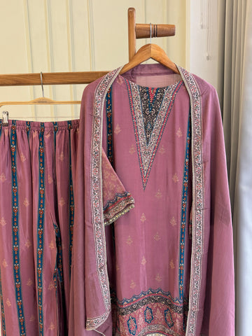 Premium Flowy crepe Suit-2729