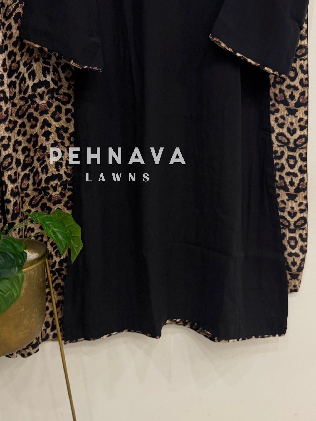 Minimal Animal Printed Three Piece Suit
