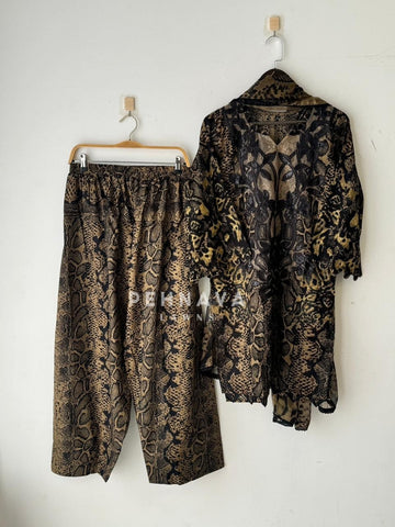 Floral Printed Ethnic Pak-Suit Ft. Chiffon/Cotton Dupatta-1456