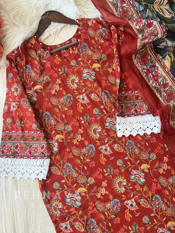 Cotton Printed Suit Set-1309