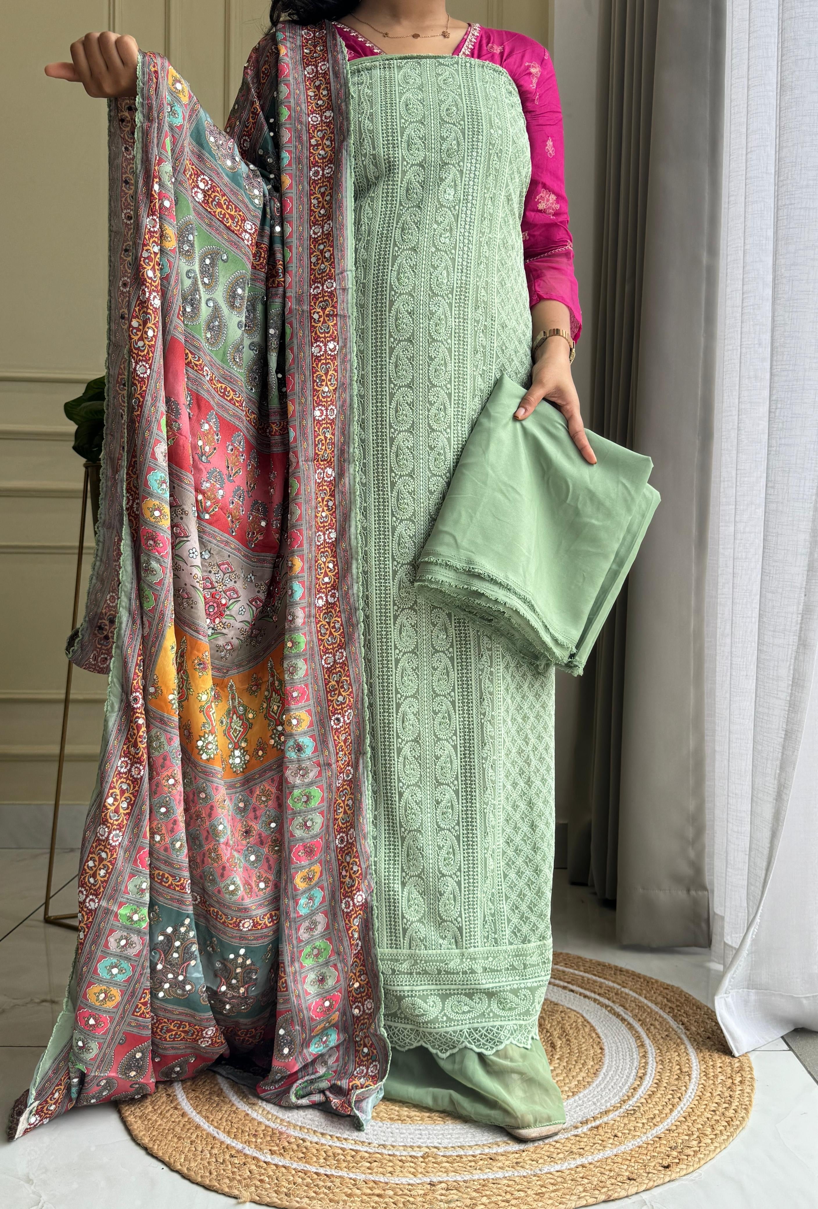 Party wear Georgette Suit
