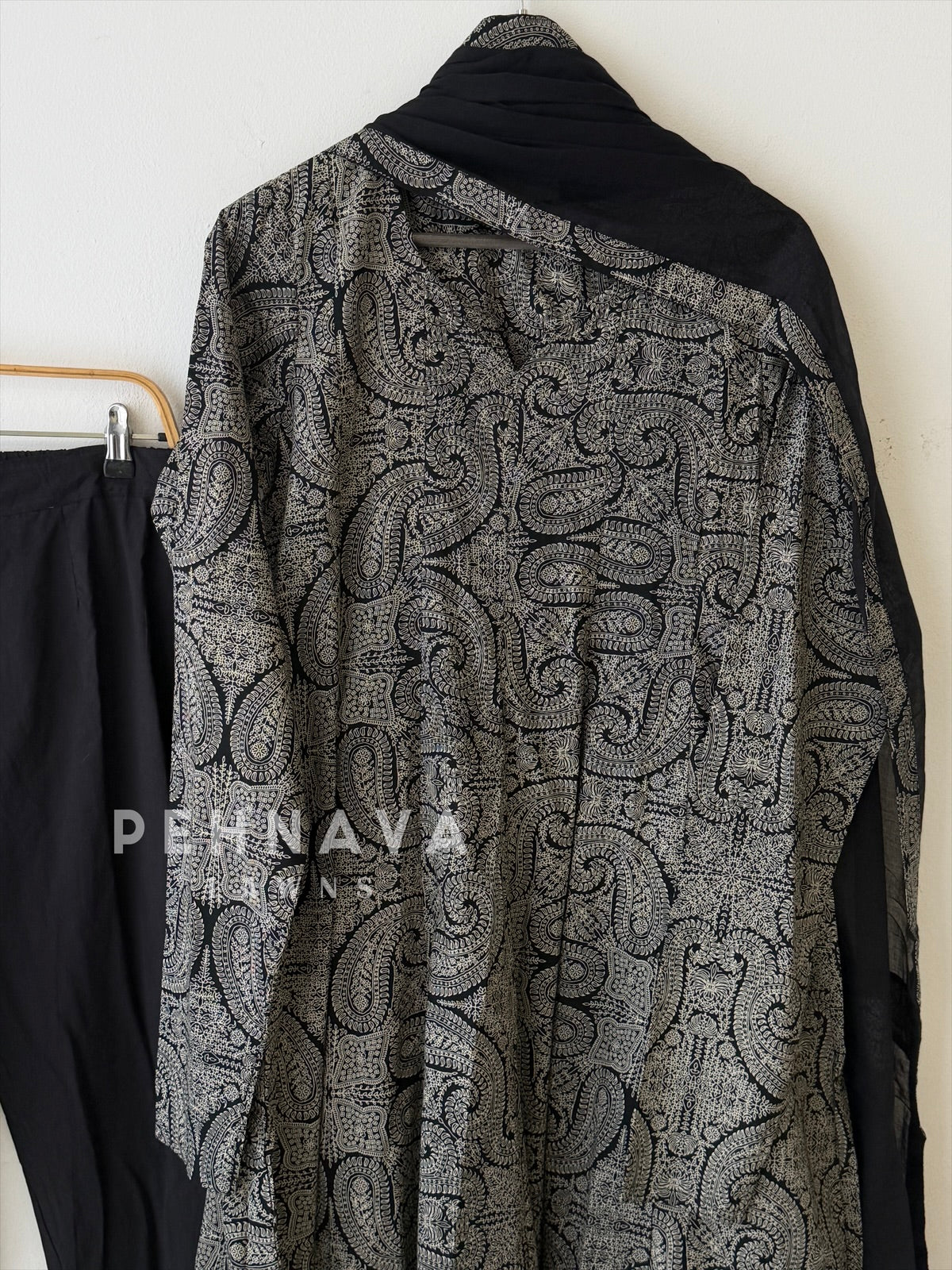 Paisley Printed Anarkali Suit- 20630