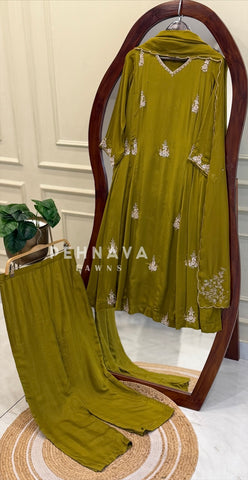 Handworked Anarkali Attire