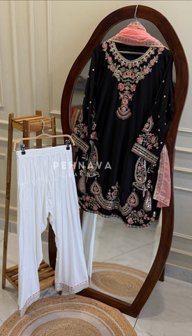 Floral Embroidered Farshi Salwar