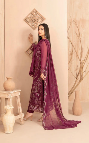 Tawakkal Afsanay Premium Semi Stitched Suit D-4909
