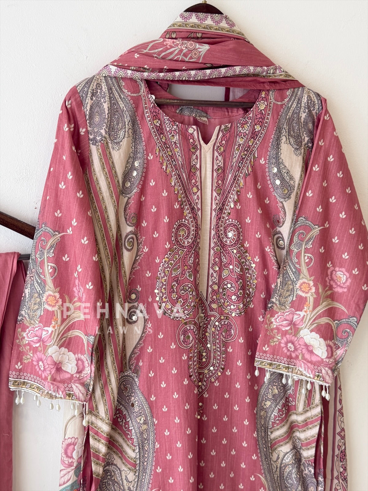 Casual Ready To Wear Printed Suit-12938