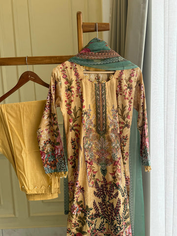 Casual Fit Cotton Suit-3