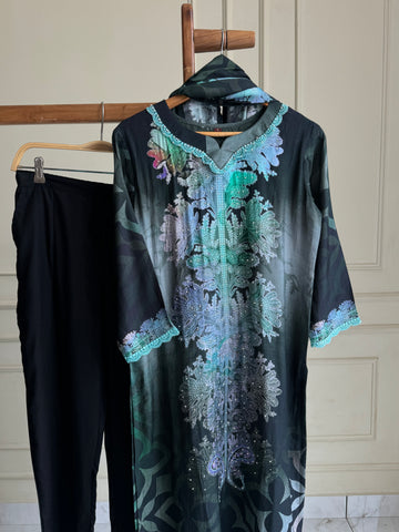 Muslin Hand detailed suit -M75