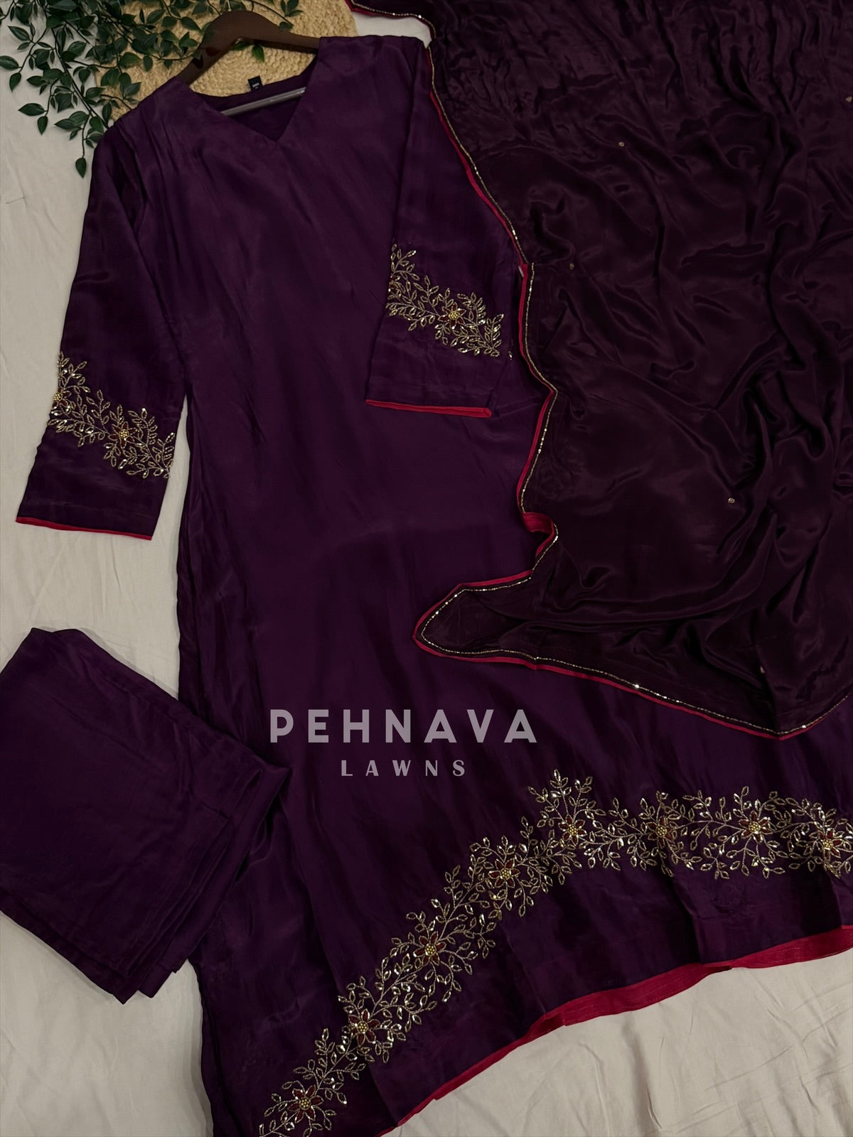 Bell sleeve Handworked Ensemble H-236