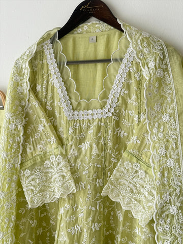 Rich Embroidered Suit - Pehnava Lawns