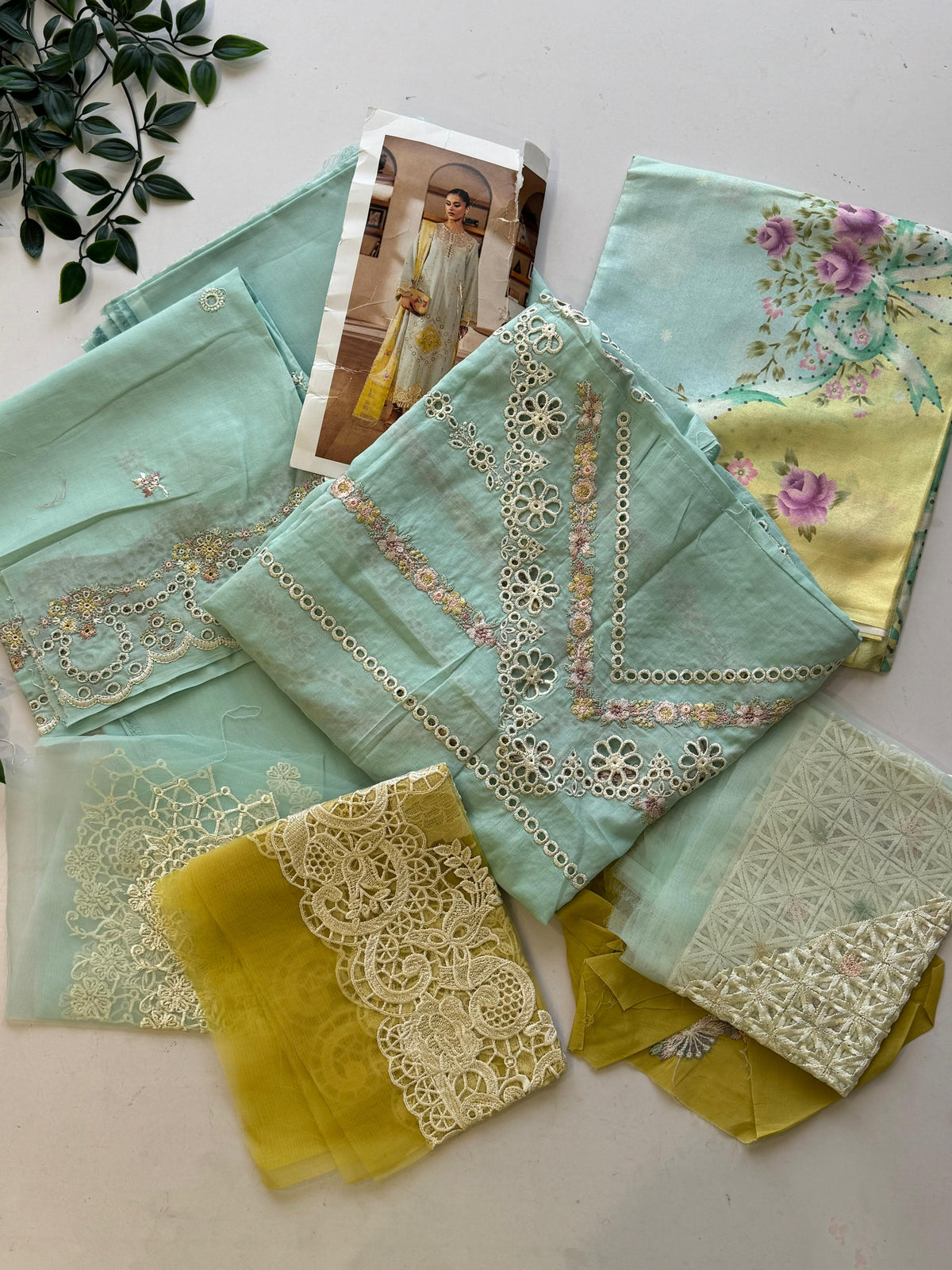 PREMIUM THREE PIECE LAWN SET-8