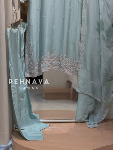 Premium zardosi Handworked Suit-11535