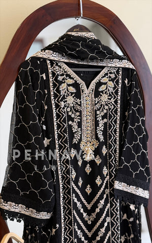 Agha Noor Formal Chiffon Ensemble