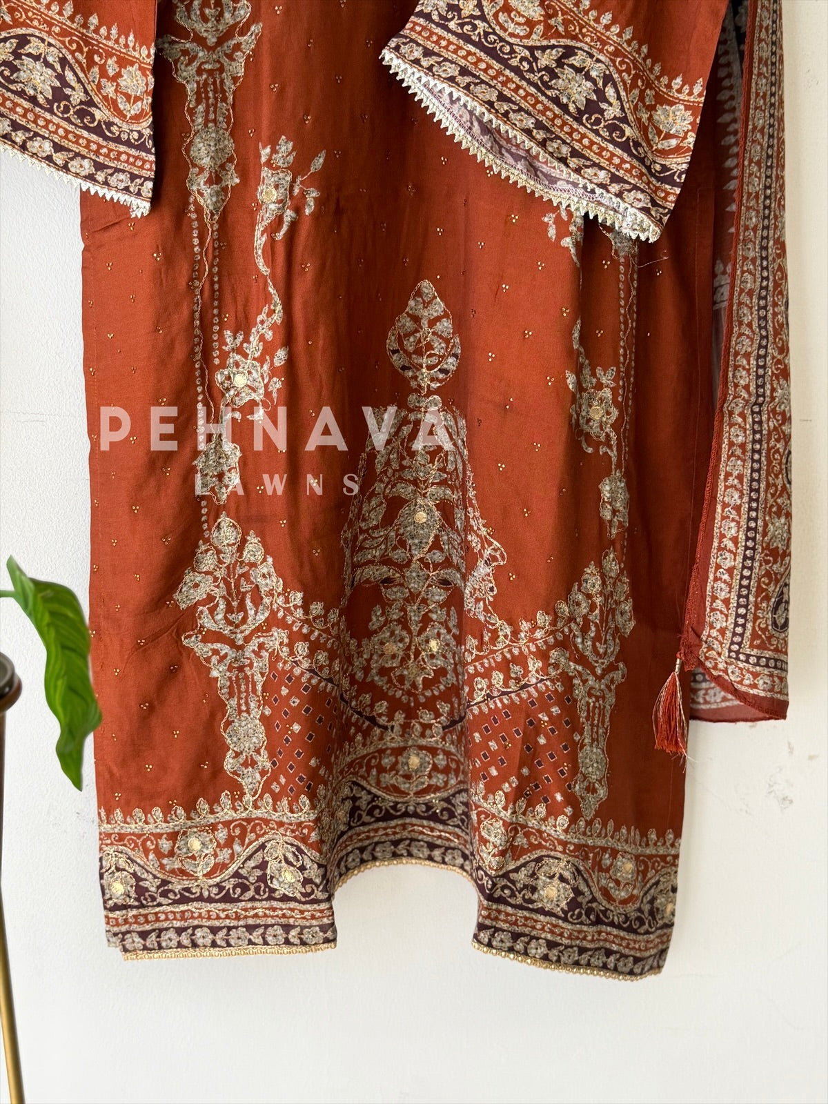 Muslin Unstitched Suit-KT355