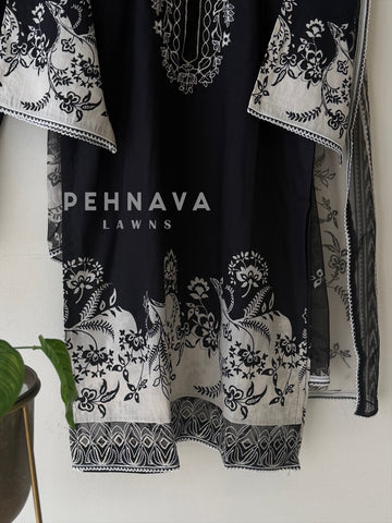 Signature Embroidered Unstitched Suit-1356B
