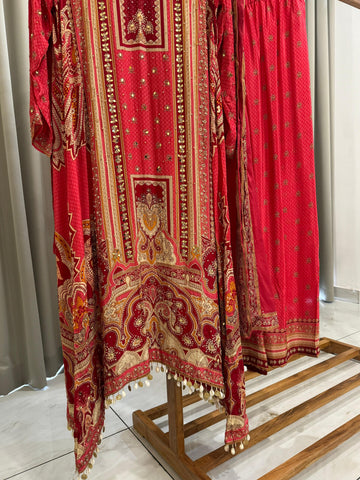 Premium Crepe Tassel detailed Suit-1
