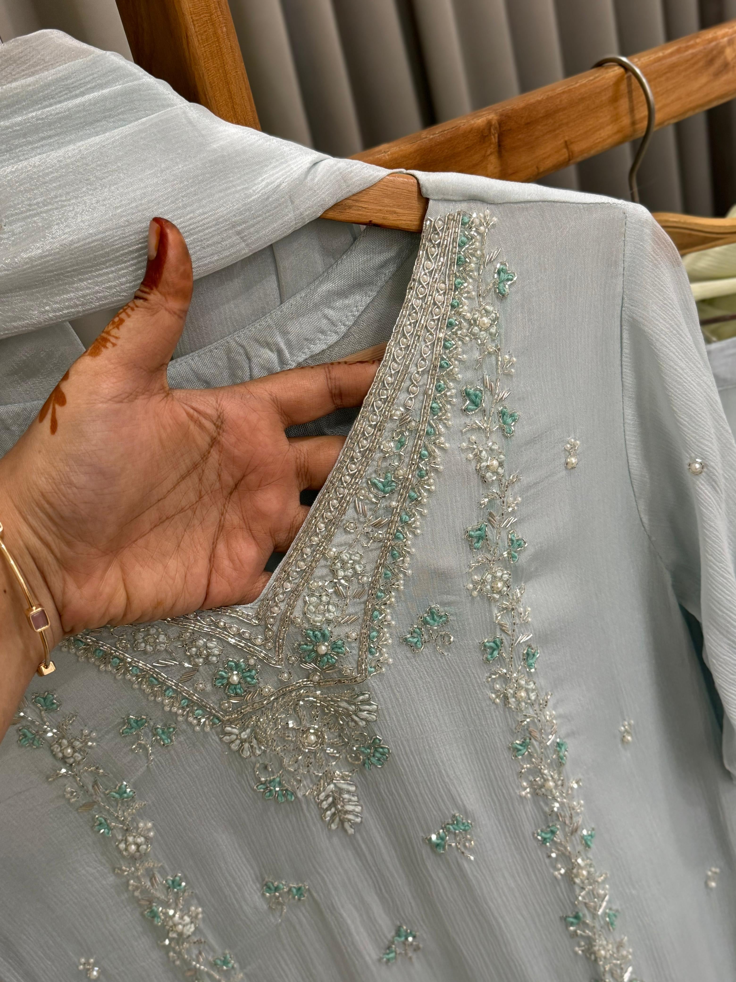 Handworked Premium Ready to wear suit-5373