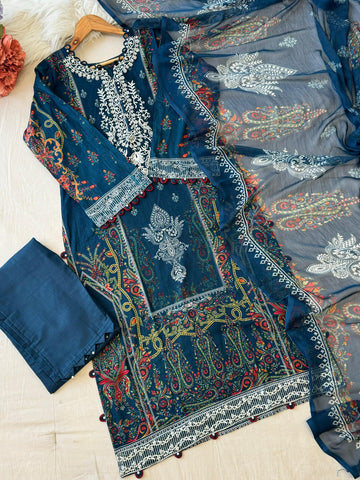 New Ready to Wear Printed Suit-1